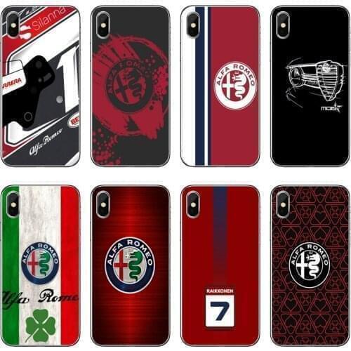 Soft Cover Case For Samsung Galaxy M30 A70 A60 A50 A40 A30 A10 A9 A8 A6 J8 J4 J6 Prime Plus 2018 Alfa Romeo Italian
