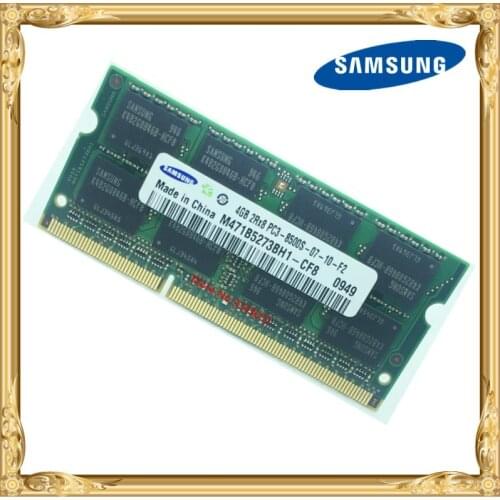 Samsung Laptop memory DDR3 4GB 1066MHz PC3-8500S notebook RAM 8500 4G