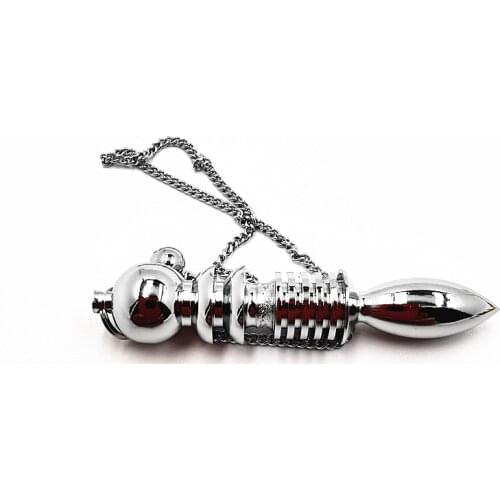 Metal Dowsing Pendulum for Reiki Healing Divinatio Pendent Spiritual Wicca Men Amulet Screw Shape Pendule Radiestesia new brass