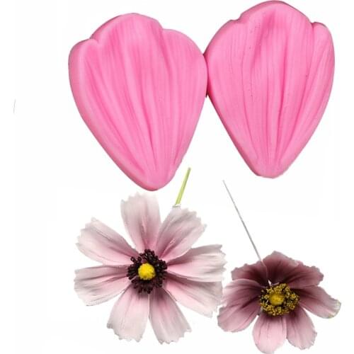 Small Size Chrysanthemum Daisy Flower Petal Silicone Cake Mold Fondant Cake Decorating Tools Cupcake Mould Baking Tools XQ4