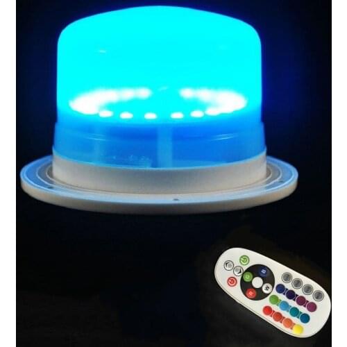 Remote controlled Rechargeable RGBW Light base waterproof 18pcs 5050SMD LED module Hanging Furniture party mood Light UnderTable