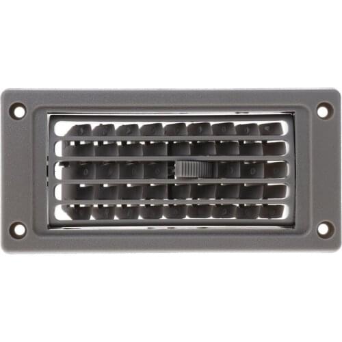 Universal Gray AC Linear Vent Grille Cover Ducted for Car Vehicle RV Boat Auto