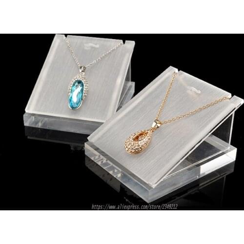 High Quality Acrylic Pendant Display Stand Necklace Show Rack Pendant Holder Showcase