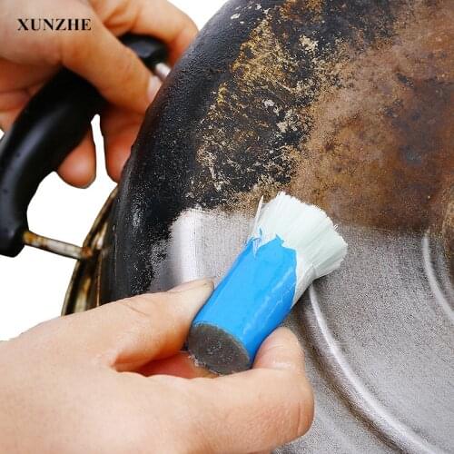 XUNZHE 2pcs/set Stainless Steel Decontamination Metal Derusting Magic Wands Decontamination kitchen gadgets Supplies clean brush