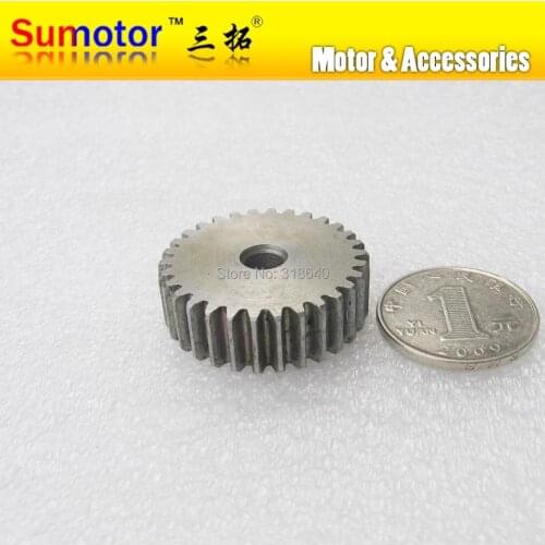Spur Gear 1M 31T 31 Teeth Mod 1 Width 10mm Bore not large than 8.3mm Right teeth 45# steel CNC robot gear rack transmission
