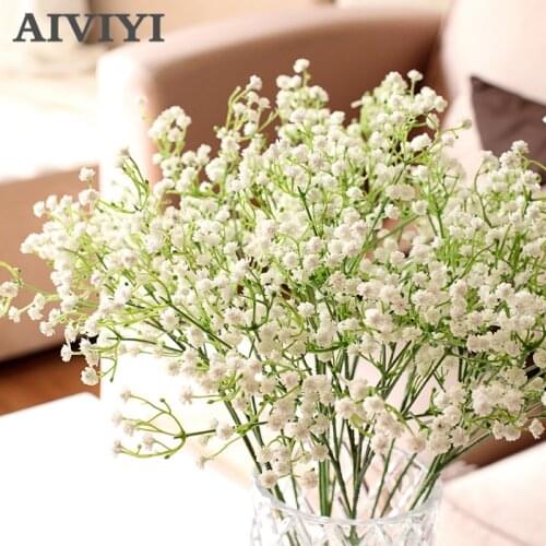 1PCS Rustic decoration artificial flower interspersion Gypsophila babysbreath decoration flower plastic flower for wedding decor