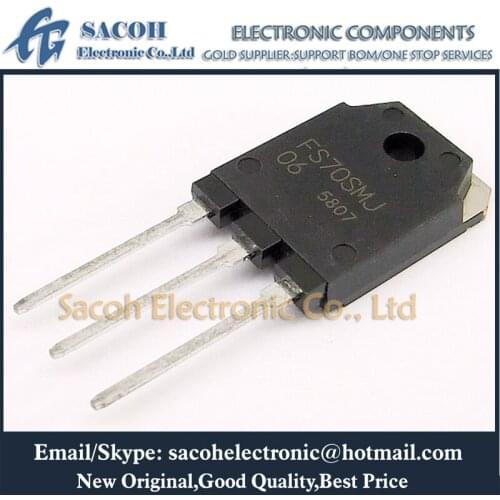 10Pcs FS70SM-2 or FS70SM-06 or FS70SMJ-2 or FS70SMJ-03 or FS70SMJ-06 TO-3P 70A 100V H