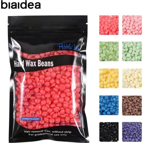 100g Hard Wax Beans Professional Bikini Depilatory Hot Film Waxing Pellet Hair Removal Tool Face Nose Mustache Women Depilation