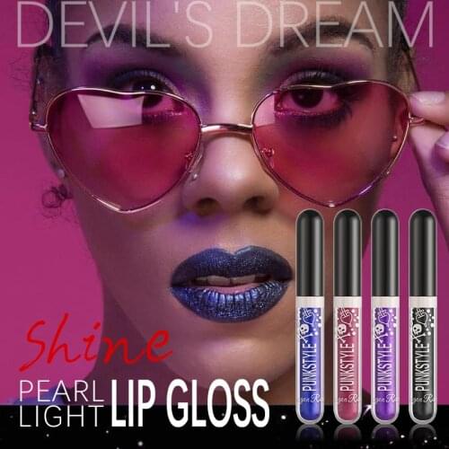 12pcs/set Lips Makeup Halloween Metallic Lipstick Pearlescent Diamond Polarized Lip Gloss Cosmetic Sexy Women Gift Lipstick