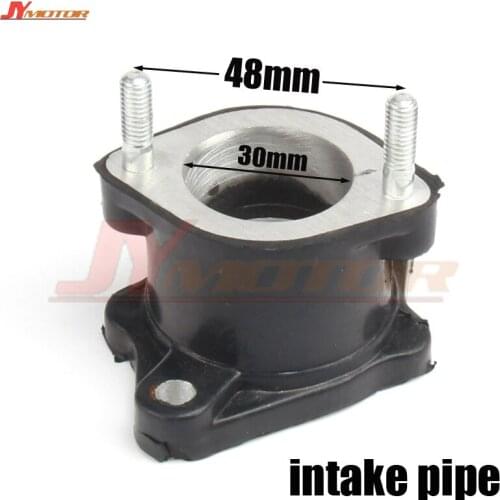 30mm Motorcycle Carburetor Connector Curve Intake Manifold Pipe for CG 125cc 150cc 200cc Vertical Engine ATV Dirt Bike Go Kart