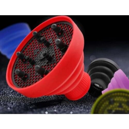 Silicone Blower Hairdressing Salon Curly Dryer Folding Diffuser Cover Salon Hairstyling Tool Accessory