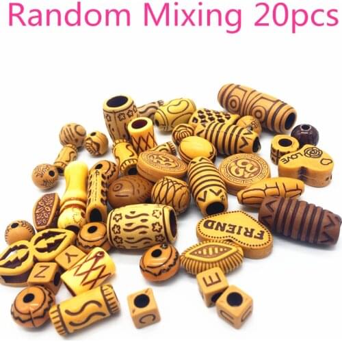 New Retro Hot Acrylic Beads Imitation Wood Beads Oval Shape For Handmade DIY Necklace Bracelet Jewelry Accessories Making