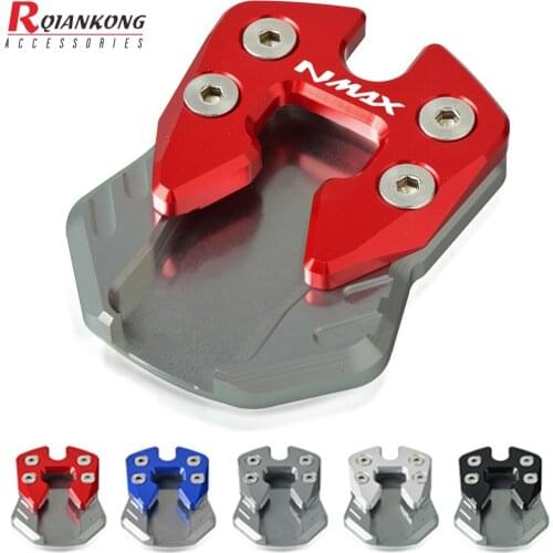 N-MAX125 nmax155 Motorcycle Accessory Side Stand Pad Enlarger Plate Kickstand Support Extension For YAMAHA NMAX 125 155 Nmax155