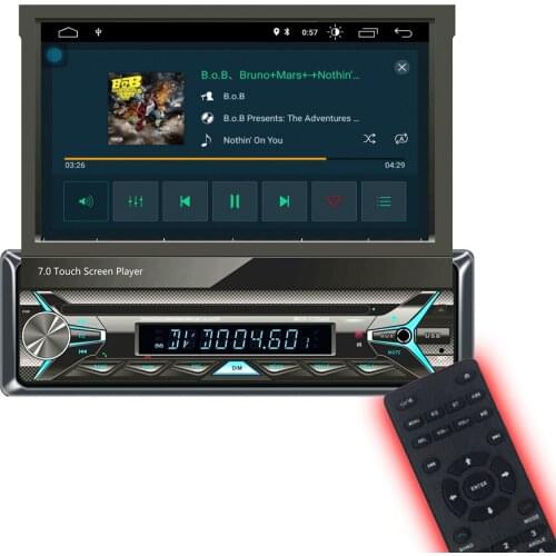 Android 10 Car DVD Player 7 Inch 1 Din Multimedia Video Navigation FM Mirror Link BT WIFI Support Steering Wheel Control