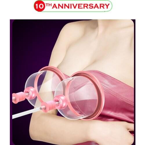 Free Shipping Professional Rechargeable Electric Breast Enhancer Vacuum Pump Design Breast Enhancement Massager Enlarger Machine