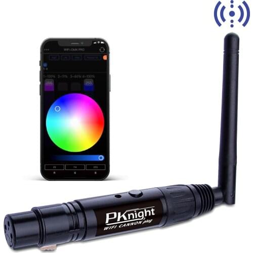 2.4G Wireless WIFI DMX Controller Compatible With Apps Using ArtNet/sACN/RDM Protocol