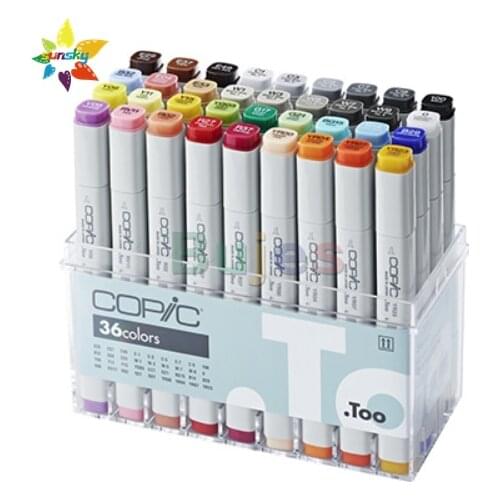 Copic 1 Classis 36/72 color Alcohol oil marker Square penholder animation product design illustration construction soft head