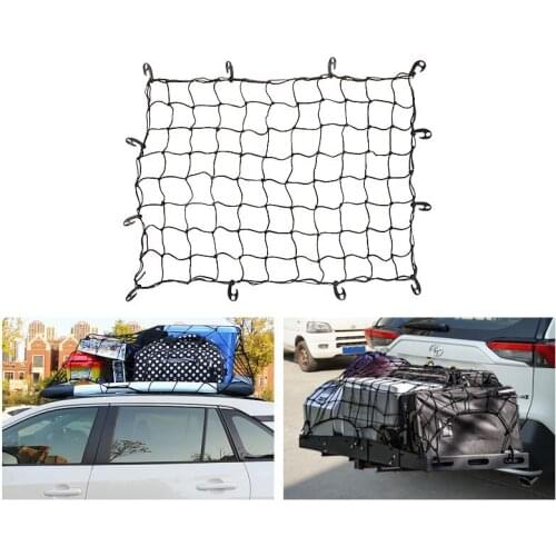 For Ford F150 F650 Atlas Car Pick-up Trucks Luggage Carrier Cargo Basket Elasticated Net Cargo Net Car Trunk Net
