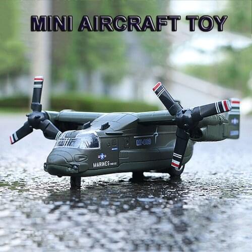 High Quality Mini Aircraft Model Osprey Transporter Toys Plane Model Outdoor Fun Toys For Children Kids Birthday Xmas Gift