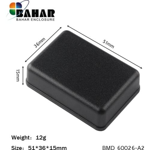 Bahar Desk-top electronics plastic ABS 5 pieces enclosure from Bahar Enclosure51*38*15 mm BMD60026