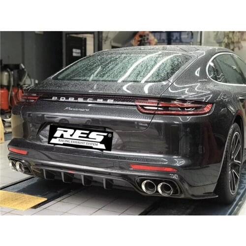 Suit For Modification the Cmst Carbon Fiber Front Side Skirt and Rear Lip Wind Knife Porsche Paramella 971