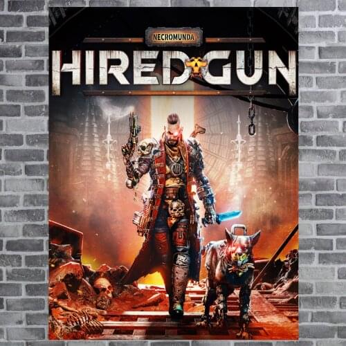 Necromunda: Hired Gun Game Poster Anime Canvas Oil Painting Live Room Wall Scroll Wall Stickers Poster Home Decoration Painting