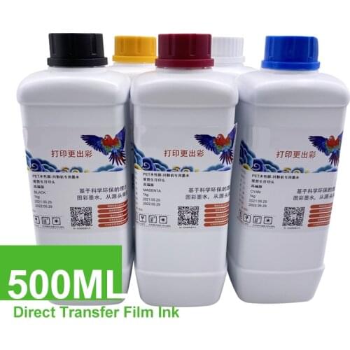 New TOP 500ML DTF Ink Film Transfer Ink For Direct Transfer Film Printer For Printer PET Film Printing And Transfer