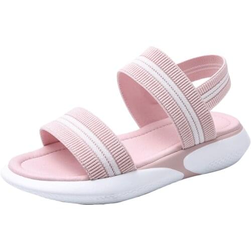 2021 New Arrival Women Spring Walking Shoes Female Outdoor Sport Shoes Summer Sneakers Foot Genuine Leather Sandals KT-1577