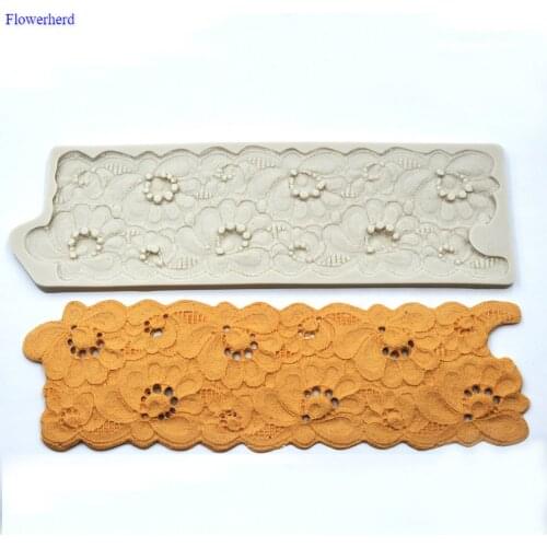 New Chrysanthemum Lace Mat Fondant Cake Silicone Mold Cake Decorating Tools Birthday Wedding Decoration DIY Cake Baking Tools