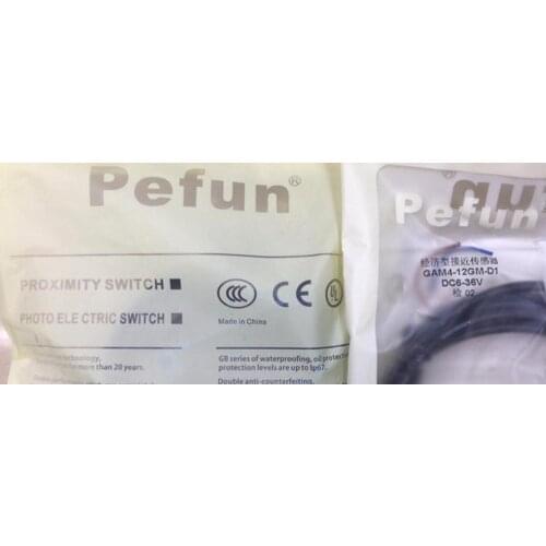 Genuine induction switch, proximity switch GAM4-12GM-D1, DC two wire pefun
