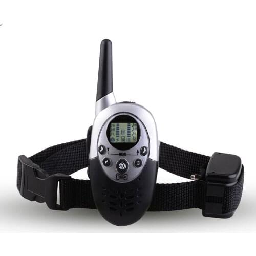 Pet Dog Training Collar 1000M Waterproof Rechargeable LCD Remote Electric Shock Large Trainers Control Mascotas vibrador anti