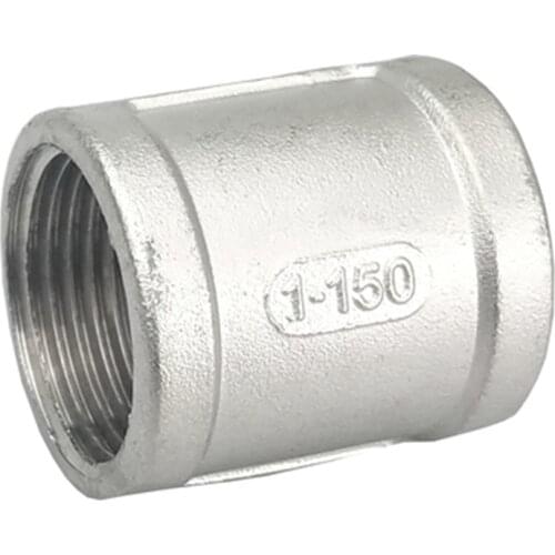 Water Connection 1/8" 1/4" 3/8" 1/2" 3/4" 1-1/4" 1-1/2" Female Threaded Coupling F/F Stainless Steel SS304 Couple Pipe Fittings