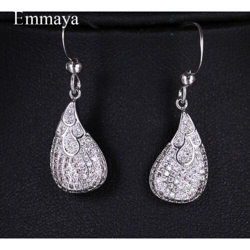 Emmaya Ingenious Design Two Colors Choice AAA Ziconia Earring For Female Wedding Party Decoration As a Birthday Gift
