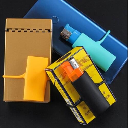Pinkycolor Silicone Lighter Case Protector Safe Storage Surround Sleeve Cigarette Lighter Protection Sleeve Jy20 21 Dropshipping