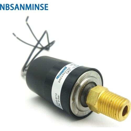 SMF08A 1/8 1/4 High Current Pressure Switch Fixed Set Point Automatic Reset Air Water Pressure Switch High Quality NBSANMINSE