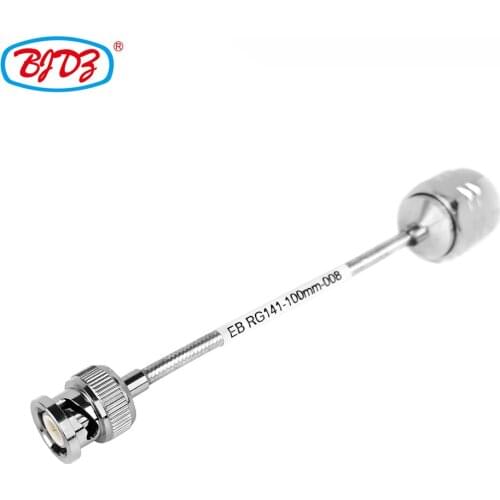 Free Shipping 2 PCS 1m BNC Male to N Male RF Connector RG141/RG402/086 Semi Rigid/Flexible Pigtail Jumper Cable Assembly