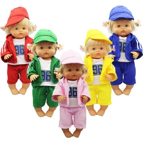 Hot sportswear doll Clothes Fit 42cm Nenuco Doll Nenuco su Hermanita Doll Accessories