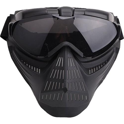 Tactical Airsoft Mask Outdoor Military Hunting CS Shooting PC Lens Breathable Helmet Mask Paintball BB Gun Protective Equipment