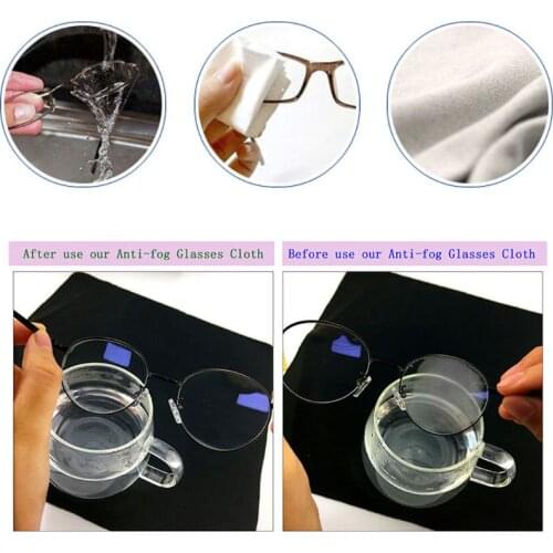 Tech Nano Anti Fog Wipe Treatment Reusable Cloth for Glasses Swim Bicyle Goggles R58E