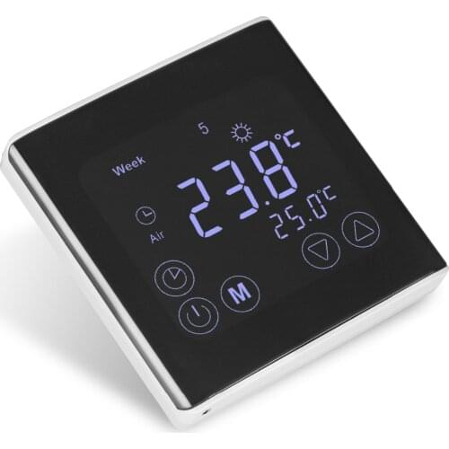 BYC17GH3 LCD Touch Screen Room Underfloor Heating Thermostat Weekly Programmable Thermoregulator Temperature Controller