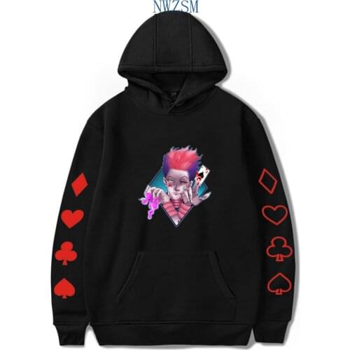 Anime HXH Hunter X Hunter Hoodie For Women Men Harajuku Sweatshirt Streetwear Hip Hop Pullover Hooded Jacket Hisoka Cosplay
