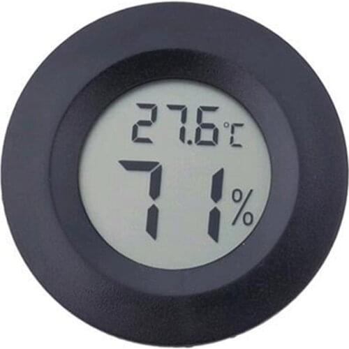 Outdoor Sports Thermometer Reptile Electronic Hygrometer Round Hygrometer Camping Equipment Tool Accessories Outdoor Gadget