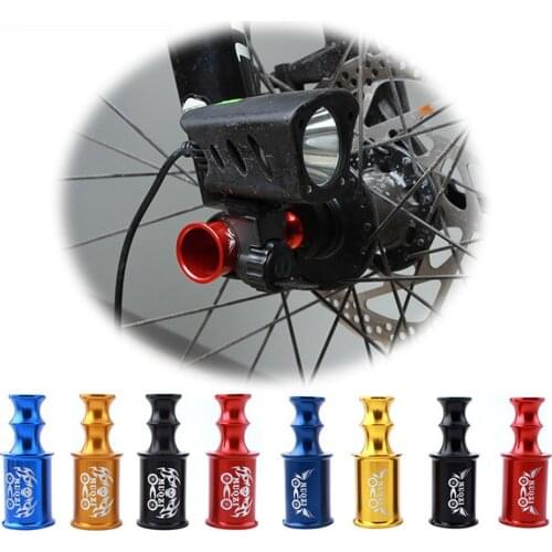 Bicycle Hub Quick Release Axis Front Wheel Lamp Holder Cycling Bike Extender Extension Light Mount