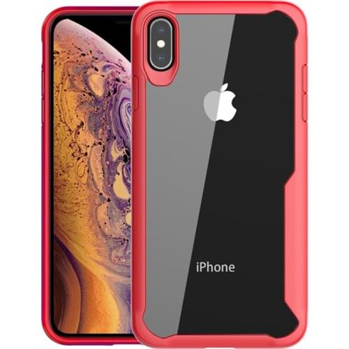 Highly Transparent Shockproof Armor Back Case For iPhone XS XR X Luxury Soft Silicone Phone Case Cover For iPhone XS Max