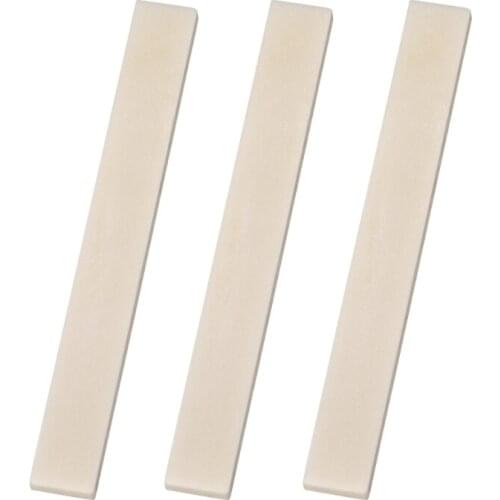 Acoustic Guitar Bone Nut Saddle Blanks Guitar Natural Buffallo Bone Nut Blank Drop Shipping