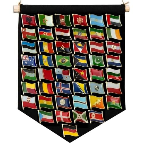 Flag Badge Brooch Natinal Lapel Pins Flag Lapel Pins Country Flag Badge