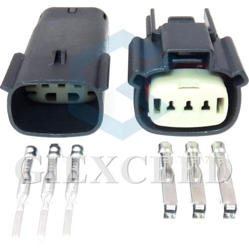 2 Sets 3 Pin 33471-0301 Automotive Steering Wheel Booster Pump Plug Electrical Cable Socket For Ford Mondeo