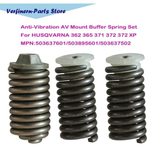 Anti-Vibration AV Mount Buffer Spring Set Fits For HUSQVARNA 362 365 371 372 372 XP Chainsaw 503637602