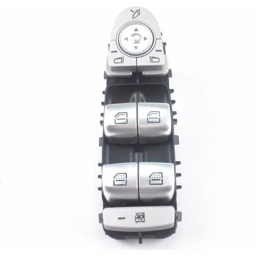 White LED Power Window Switch For C300 C63 C350E C-Class W205 W253 W222 S550 S63AMG S65AMG 2015-2017 2229056800