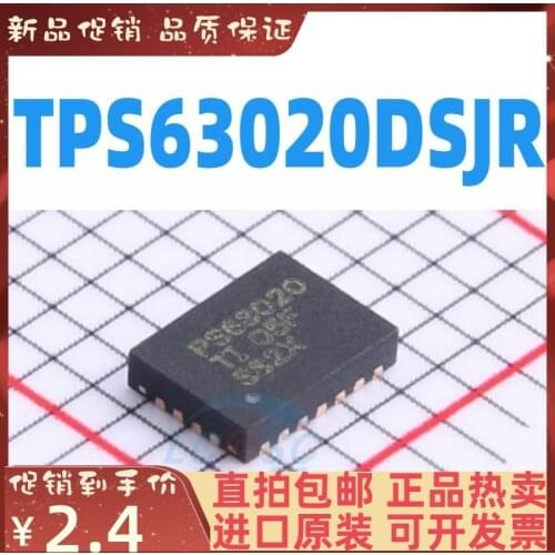 Free shipping TPS63020DSJR TPS63020DSJ TPS63020 VSON-14 10PCS